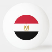 Egyptische vlag pingpongbal (Achterkant)