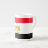 Egyptische vlag porselein kop (Voorkant rechts)