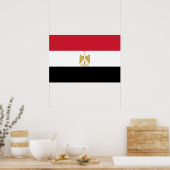 Egyptische vlag poster (Keuken)