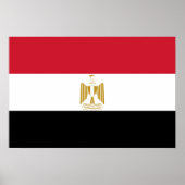 Egyptische vlag poster (Voorkant)