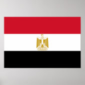 Egyptische vlag poster (Voorkant)