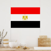 Egyptische vlag poster (Keuken)