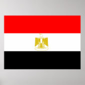 Egyptische vlag poster (Voorkant)