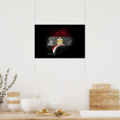 Egyptische vlag poster (Keuken)