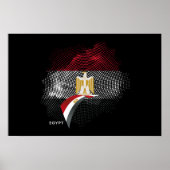 Egyptische vlag poster (Voorkant)
