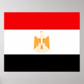 Egyptische vlag poster (Voorkant)