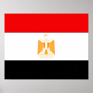 Egyptische vlag poster