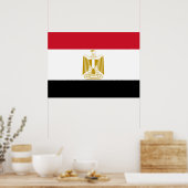 Egyptische vlag poster (Keuken)