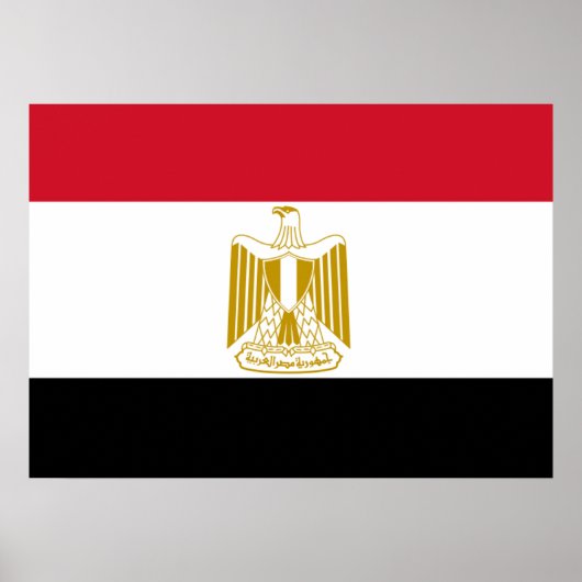 Egyptische vlag poster (Voorkant)