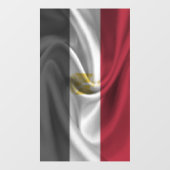 Egyptische vlag raamsticker (Vel)