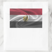 Egyptische vlag rechthoekige sticker (Tas)