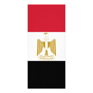 Egyptische vlag reclamekaart
