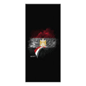 Egyptische vlag reclamekaart (Achterkant)