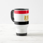 Egyptische vlag reisbeker (Voorkant links)