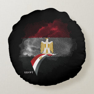 Egyptische vlag rond kussen