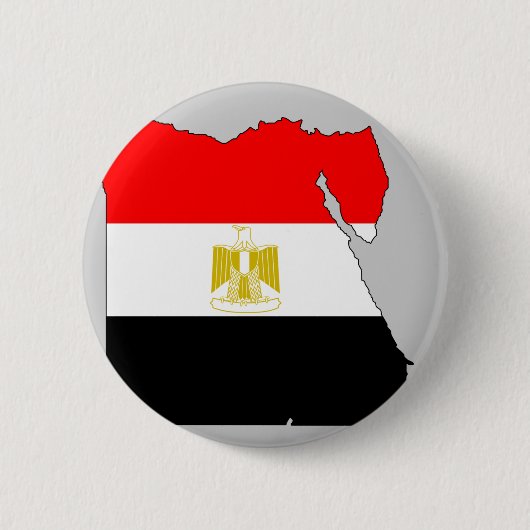 Egyptische vlag ronde button 5,7 cm (Voorkant)