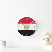 Egyptische vlag ronde klok (Huis)