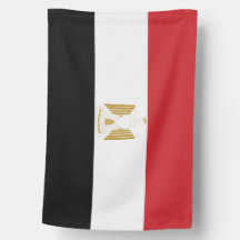 Egyptische Vlag Rood Wit Zwart Adelaar