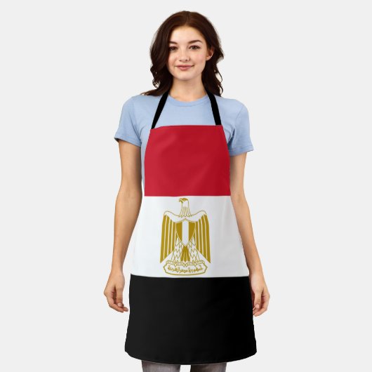 Egyptische vlag schort (Gedragen)