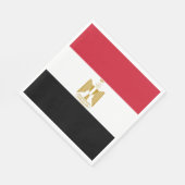 Egyptische vlag servet (Hoek)