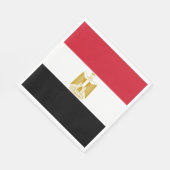 Egyptische vlag servet (Hoek)