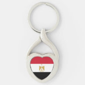 Egyptische vlag sleutelhanger (Voorkant)