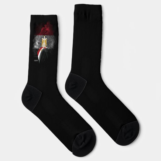 Egyptische vlag sokken (Rechts)