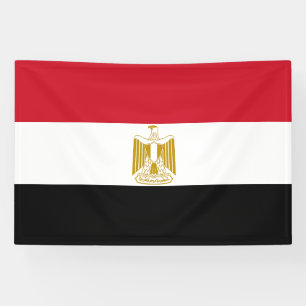 Egyptische vlag spandoek