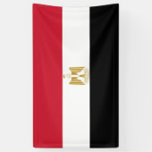 Egyptische vlag spandoek (Verticaal)