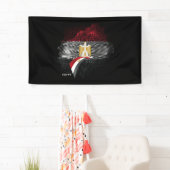 Egyptische vlag spandoek (Insitu)