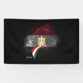 Egyptische vlag spandoek (Horizontaal)