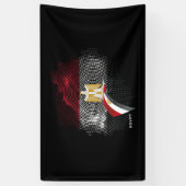 Egyptische vlag spandoek (Verticaal)