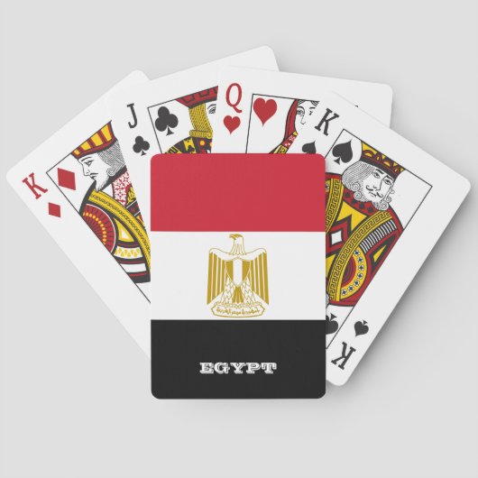 Egyptische Vlag Spellen, Egypte Speelkaarten (Achterkant)