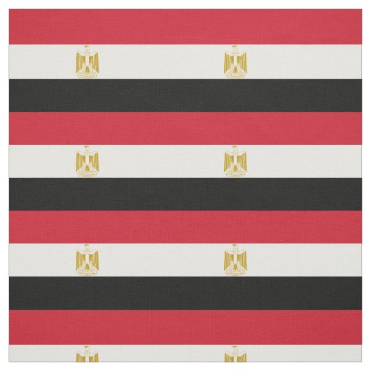 Egyptische vlag stof (Swatch)