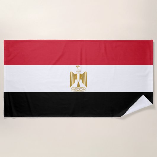 Egyptische vlag strandlaken (Voorkant)