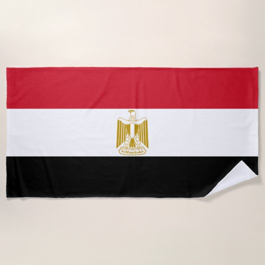Egyptische vlag strandlaken (Voorkant)
