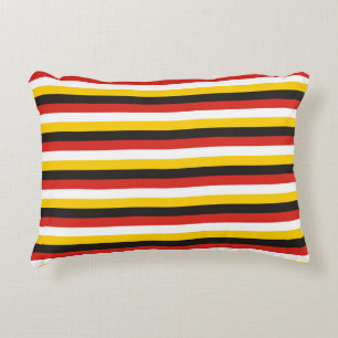 Egyptische vlag strepen land patroon symbool zwart accent kussen