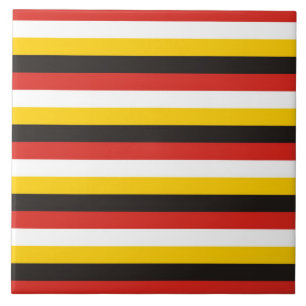 Egyptische vlag strepen land patroon symbool zwart tegeltje
