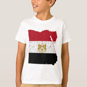 Egyptische vlag t-shirt
