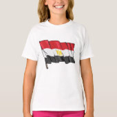Egyptische vlag t-shirt (Voorkant)