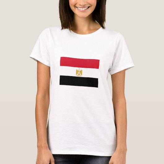 Egyptische vlag t-shirt (Voorkant)