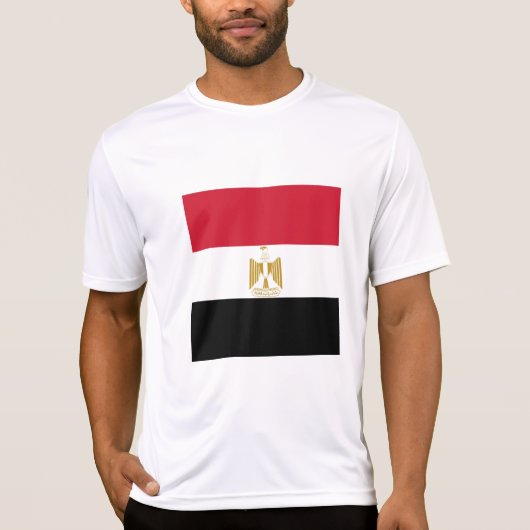 Egyptische vlag t-shirt (Voorkant)