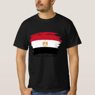 Egyptische vlag t-shirt