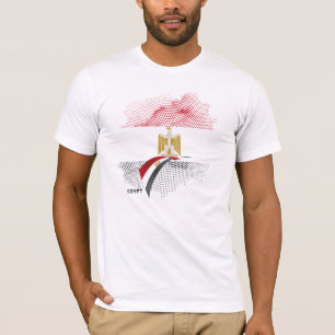 Egyptische vlag t-shirt