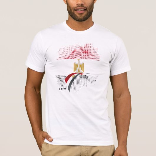 Egyptische vlag t-shirt (Voorkant)