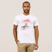 Egyptische vlag t-shirt (Voorkant volledig)