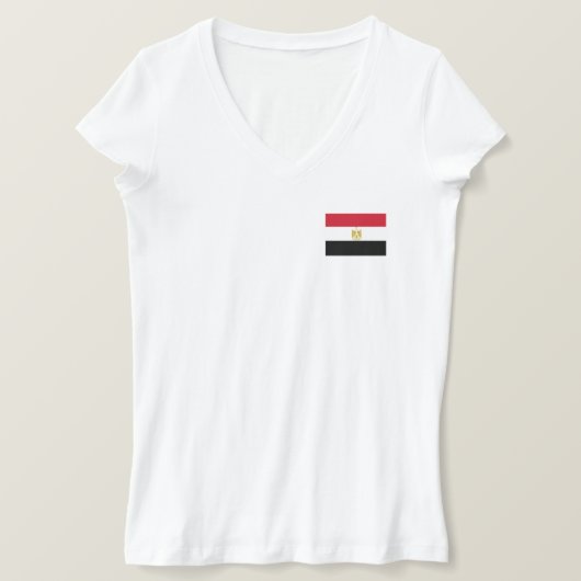 Egyptische vlag t-shirt (Design voorkant)