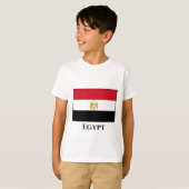 Egyptische vlag t-shirt (Voorkant volledig)