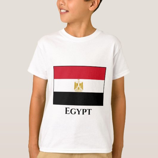 Egyptische vlag t-shirt (Voorkant)