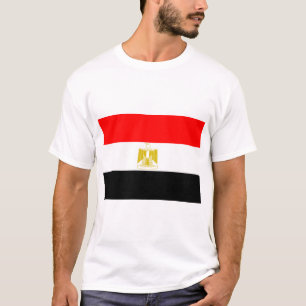 Egyptische vlag t-shirt